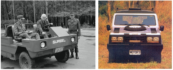 Carros na Web, Comparativo entre Gurgel XEF, Gurgel X-12, Gurgel Tocantins  e Gurgel Carajas